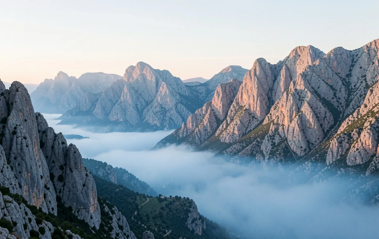 Paisaje de la Sierra de Tramuntana
