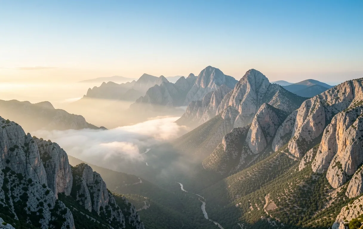 Paisaje natural de la Sierra de Tramuntana